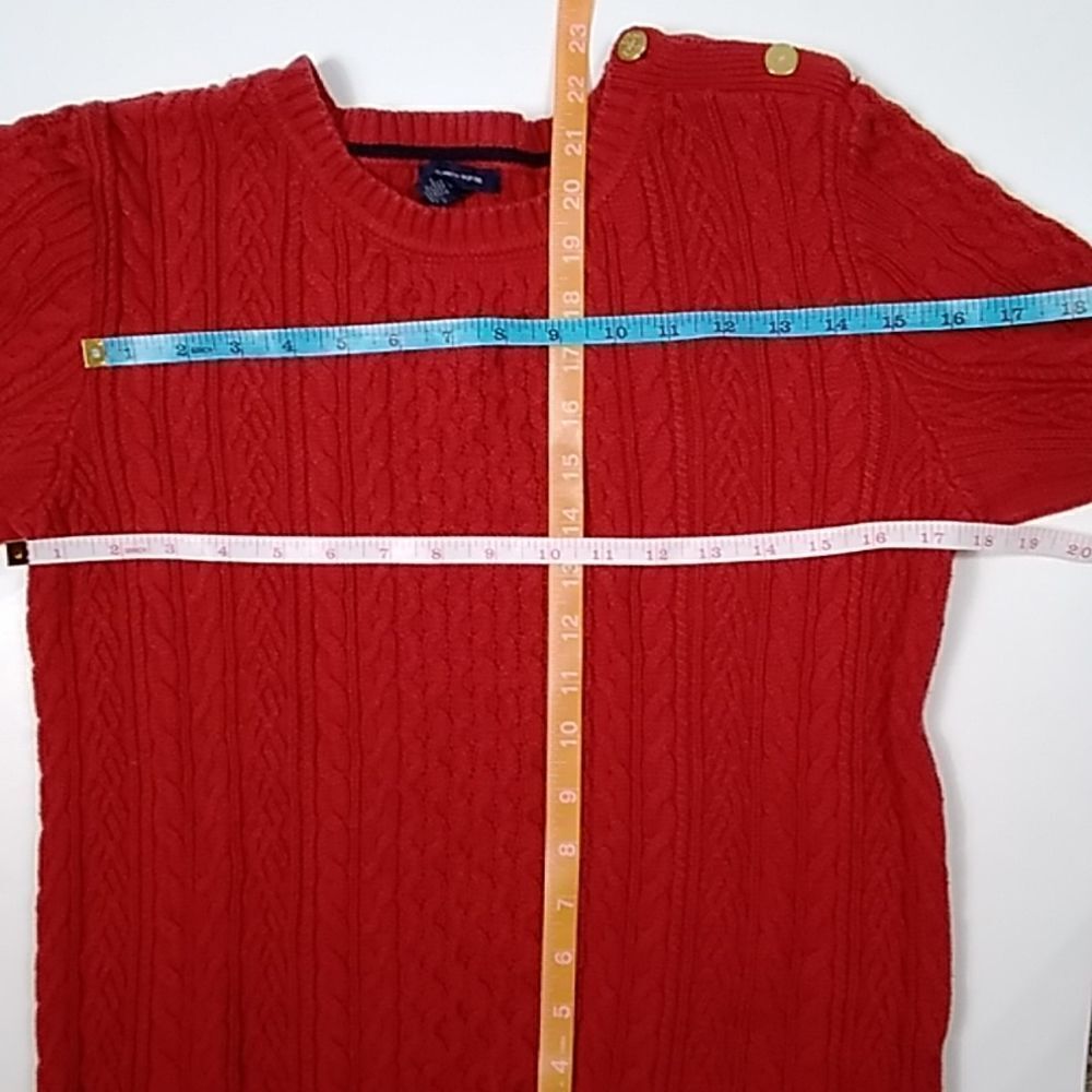 TOMMY HILFIGER WOMEN'S SWEATER BLOUSE SIZE L - Picture 12 of 15